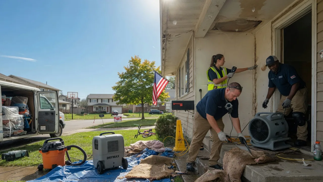 Water Damage Restoration in Shobonier, IL near me